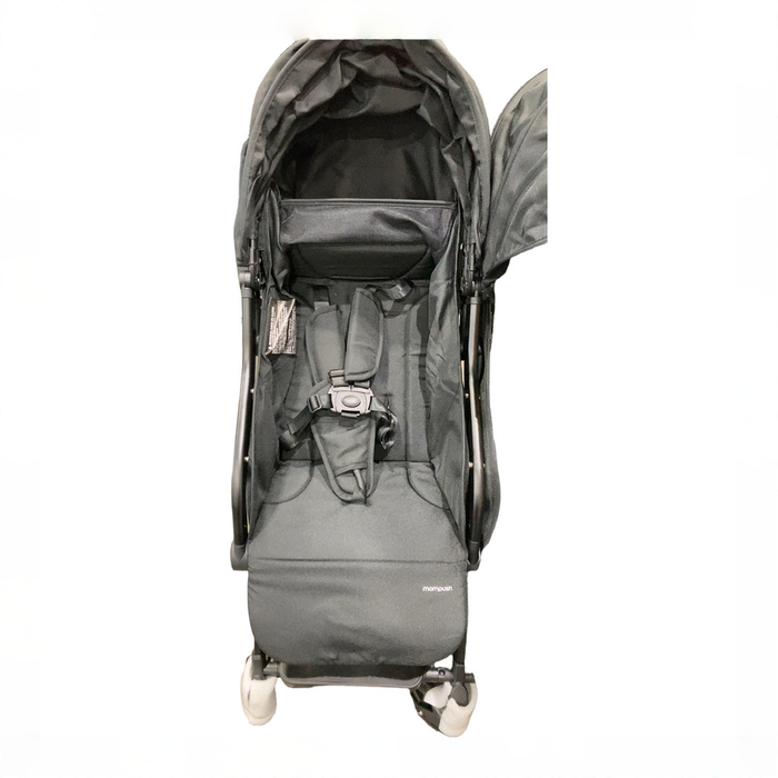 Shop Mompush Lithe Double Stroller, 2026, Black at GoodBuy Gear