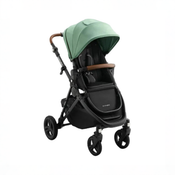 Shop Mockingbird Single 3.0 Stroller, 2025, Charcoal with Penny Leather, Sage at GoodBuy Gear
