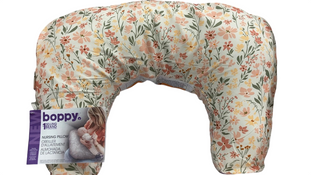 Shop Boppy Nursing Pillow, Base Model, Pink Field Flowers at GoodBuy Gear