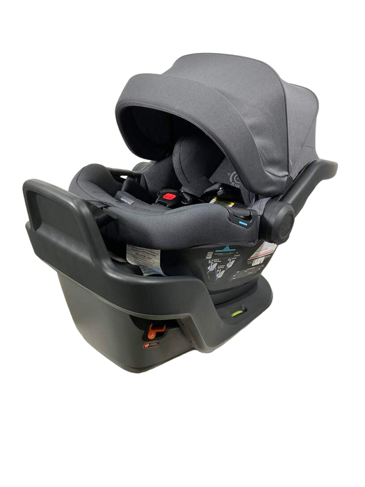 used UPPAbaby MESA MAX Infant Car Seat and Base, 2022, PureTech Greyson