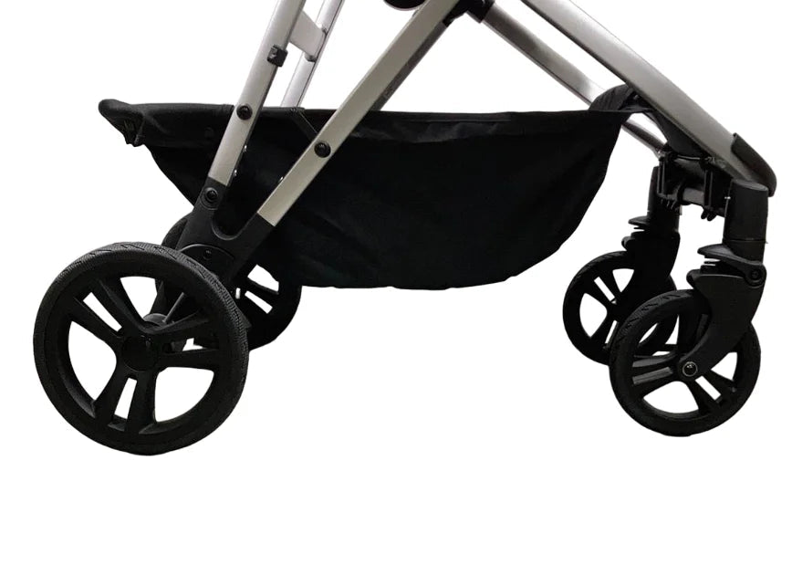 Mockingbird Single to Double 2.0 Stroller, 2025, Sage, Silver With Penny Leather, Watercolor Drops