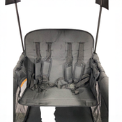 Shop Wonderfold W4 Multifunctional Quad Stroller Wagon, 2021, Charcoal Gray at GoodBuy Gear