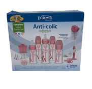 Shop Dr. Brown's Options+ 15 Piece Complete Infant Starter Set, Pink at GoodBuy Gear