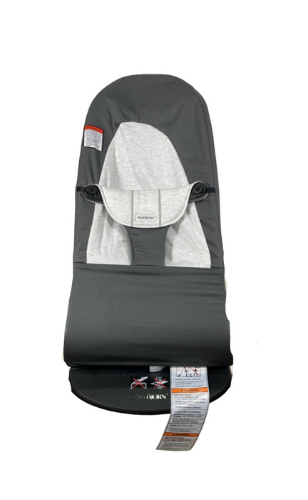 BabyBjorn Bouncer Balance, Black Frame, Black/Dark Gray