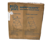 Shop The First Years Happy Heights High Chair & Toddler Tower, Grey at GoodBuy Gear