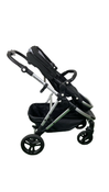 Shop Mockingbird Single 2.0 Stroller, 2024, Black, Silver With Black Leather, Watercolor Drops at GoodBuy Gear