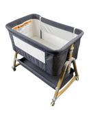 Shop HARPPA 3-in-1 Baby Bassinet Bedside Sleeper, Dark Grey at GoodBuy Gear