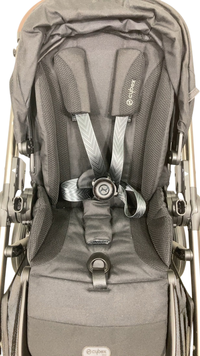 Shop Cybex Gazelle S Modular Stroller, 2023, Moon Black, Taupe Frame at GoodBuy Gear