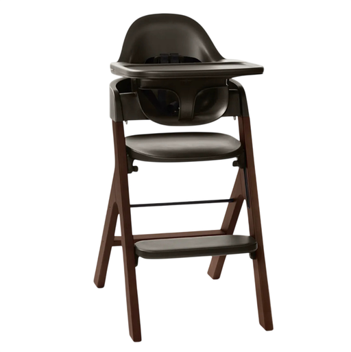 Shop Mockingbird High Chair, Charcoal Black, Espresso Beech at GoodBuy Gear
