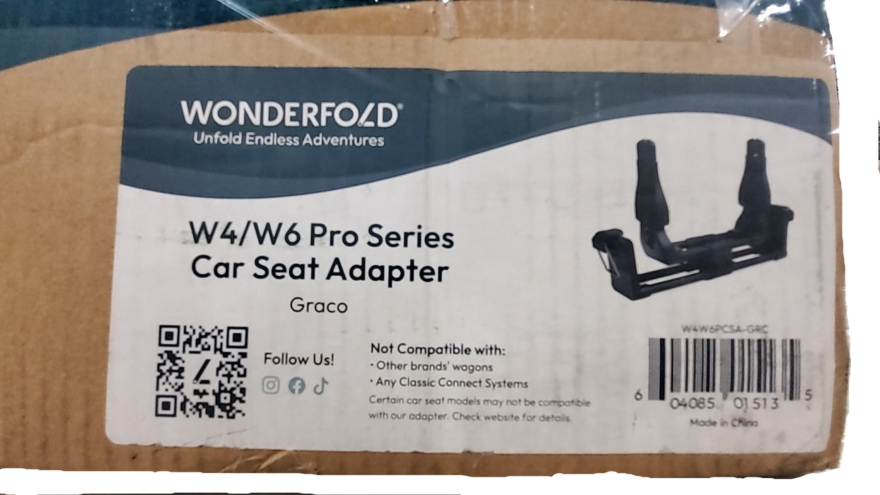 Wonderfold Car Seat Adapter For Graco1, W4/W6 Pro