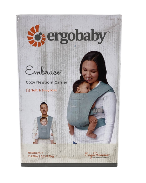 secondhand Ergobaby Embrace Baby Carrier, Jade