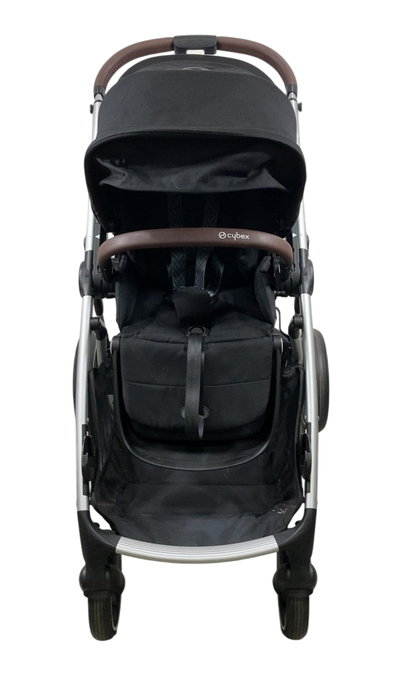 Shop Cybex Gazelle S Modular Stroller, 2023, Moon Black, Silver Frame at GoodBuy Gear
