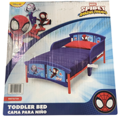 Shop Delta Children Spidey and His Amazing Friends 3D Toddler Bed, Blue at GoodBuy Gear
