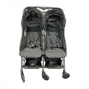 Shop Mompush Lithe Double Stroller, 2026, Black at GoodBuy Gear