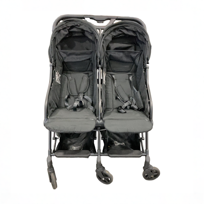 Shop Mompush Lithe Double Stroller, 2026, Black at GoodBuy Gear