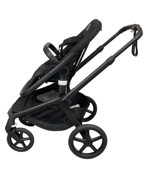 secondhand Bugaboo Fox 5 Stroller, 2022, Black Frame, Midnight Black