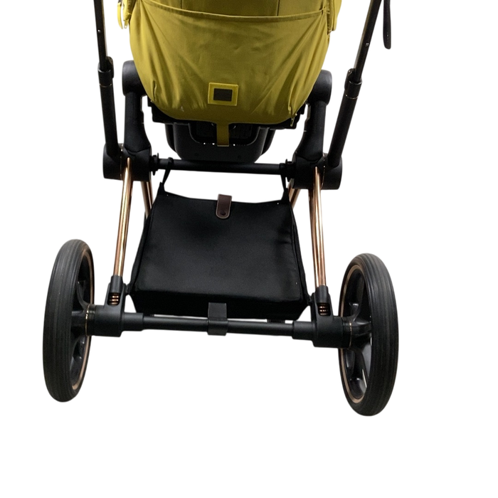Shop Cybex PRIAM Stroller, 2022, Mustard Yellow, Rosegold at GoodBuy Gear