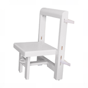Shop Busy Kids Fold 'N Store Step Stool, White at GoodBuy Gear