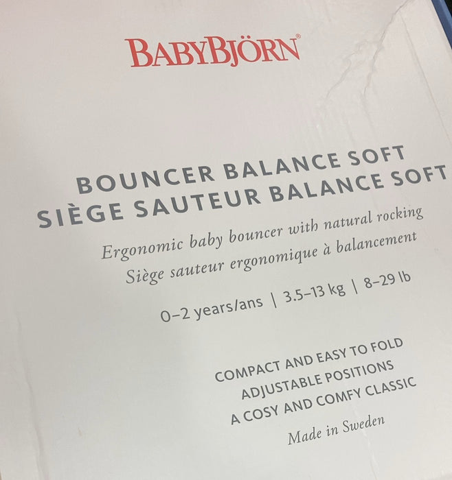 BabyBjorn Bouncer Balance, Dark Gray Frame, Khaki/Beige