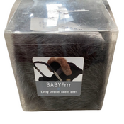 Shop BabyFrrr Faux Fur Stroller Hood Trim, Charcoal Grey at GoodBuy Gear