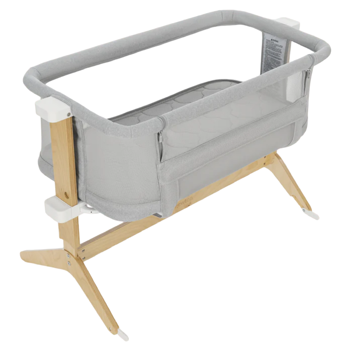 Shop Newton Bassinet And Bedside Sleeper, Grey/Birch at GoodBuy Gear