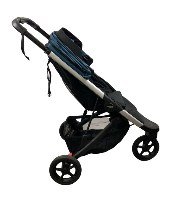 Shop Thule Spring Stroller, 2024, Aluminum, Majolica Blue at GoodBuy Gear