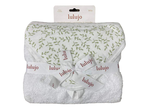 used Lulujo Hooded Towel, Greenery