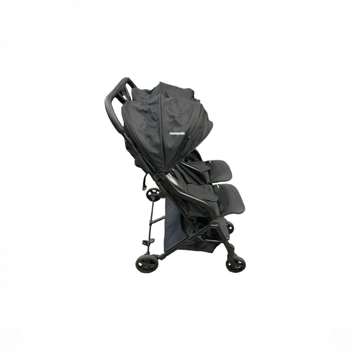 Shop Mompush Lithe Double Stroller, 2026, Black at GoodBuy Gear