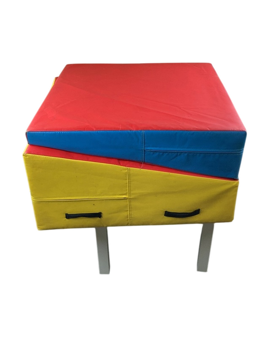 Shop Folding Gym Mat, 64lx14w, Red,Blue,Yellow at GoodBuy Gear