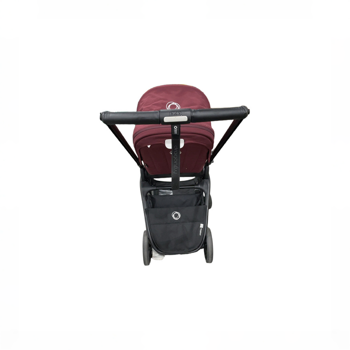 Shop Bugaboo Dragonfly Stroller, 2024, Black, Dark Cherry, Dark Cherry at GoodBuy Gear