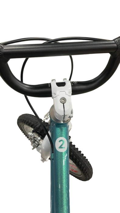 Shop Woom GO 2 Bike- 14”, Metallic turquoise at GoodBuy Gear