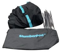Shop SlumberPod 2.0 Sleep Canopy, Black with Turquoise at GoodBuy Gear
