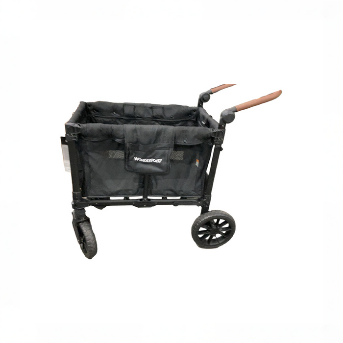 Shop Wonderfold W2 Luxe Pro Double Stroller Wagon, 2 Seater, Jet Black at GoodBuy Gear