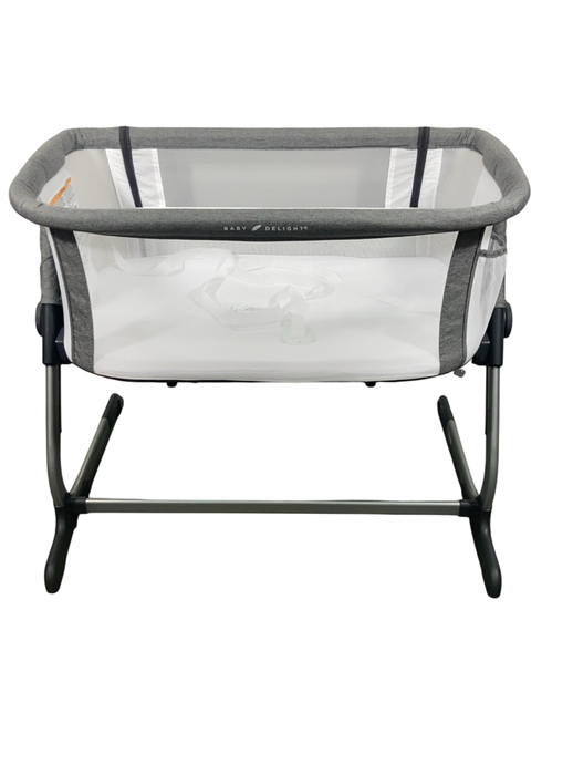 Shop Baby Delight Beside Me Dreamer Bassinet & Bedside Sleeper, Charcoal Tweed at GoodBuy Gear