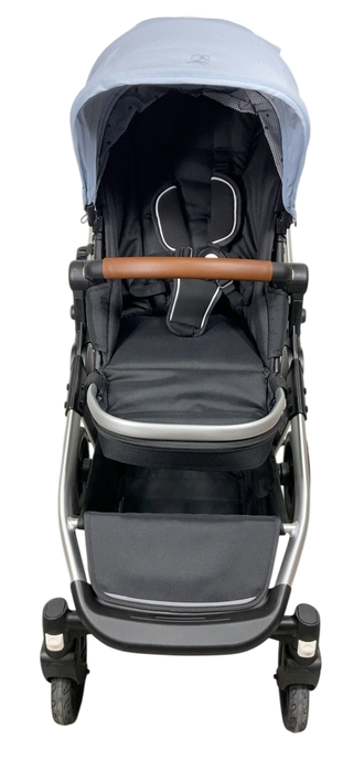 Shop Mockingbird Single to Double 2.0 Stroller, 2024, Silver With Penny Leather, Sky, Watercolor Drops at GoodBuy Gear
