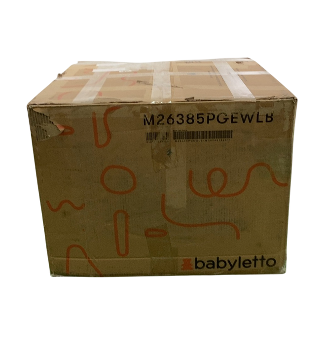 Shop Babyletto Kiwi Gliding Ottoman, Performance Grey Eco-Weave with Light Wood Base at GoodBuy Gear