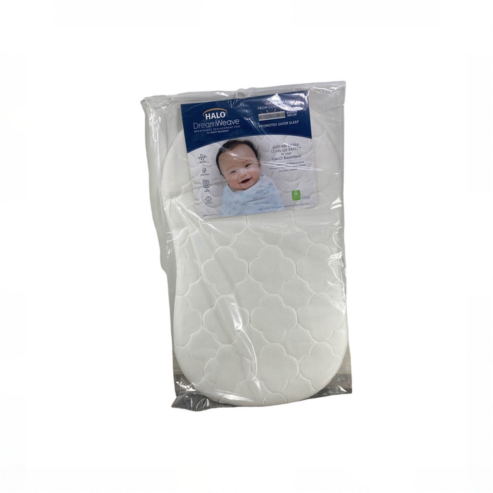 Shop Halo Dreamweave Breathable BassiNest Replacement Pad, White at GoodBuy Gear