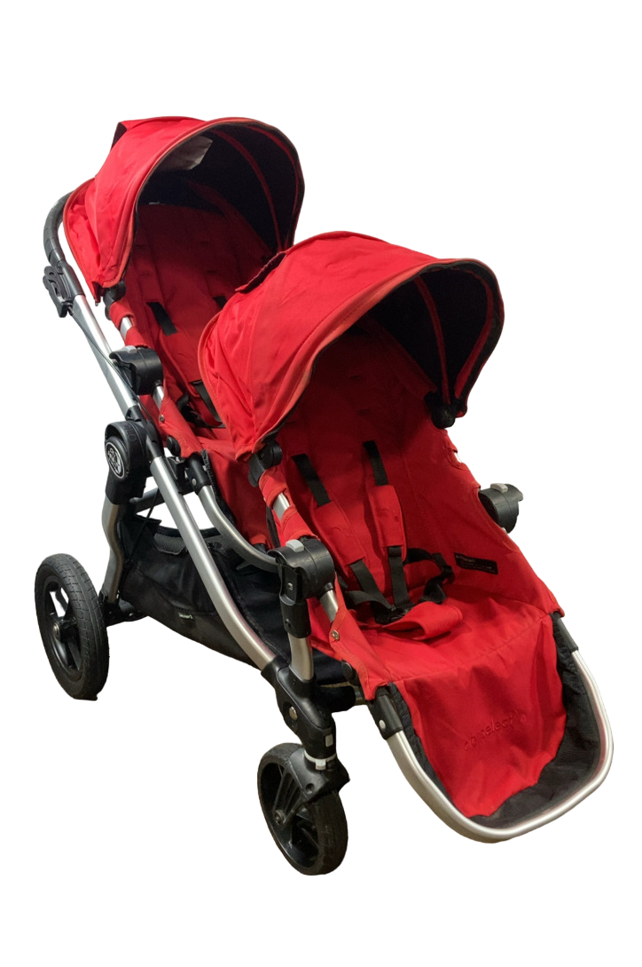 City select double stroller red shop