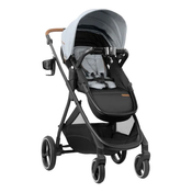 Shop Evenflo Shyft Intuiti+ Stroller, 2024, Green & Gentle Fabric, Quartz at GoodBuy Gear