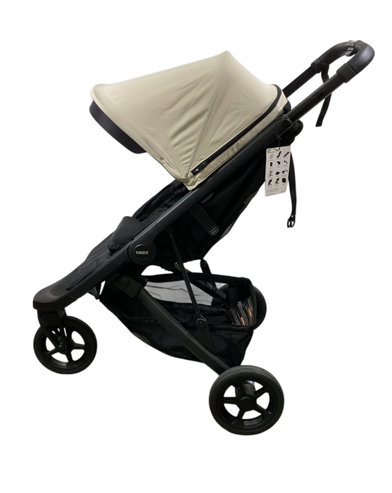 Shop Thule Spring Stroller, Black, 2024, Soft Beige at GoodBuy Gear