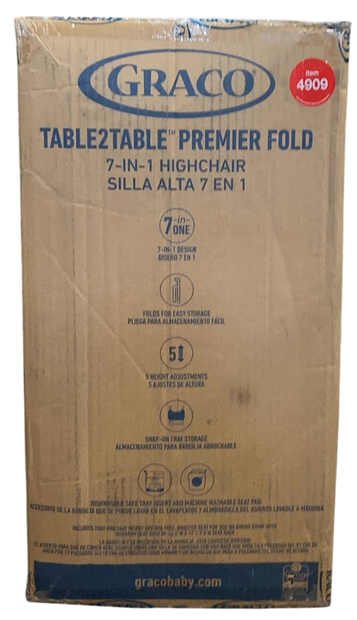 Shop Graco Table2Table Premier Fold 7-in-1 High Chair, Ari at GoodBuy Gear