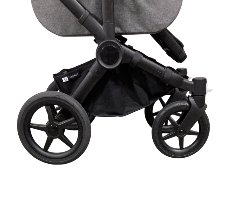Shop Bugaboo Donkey 5 Mono Stroller, Black, Grey Melange, 2024, without Canopy at GoodBuy Gear