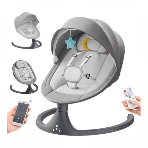 Shop Aprpink 5-in-1 Baby Swing Bouncer, Gray at GoodBuy Gear