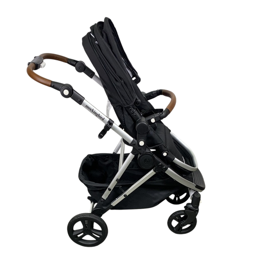 Shop Mockingbird Single 2.0 Stroller, 2025, Black, Silver With Penny Leather, Windowpane at GoodBuy Gear