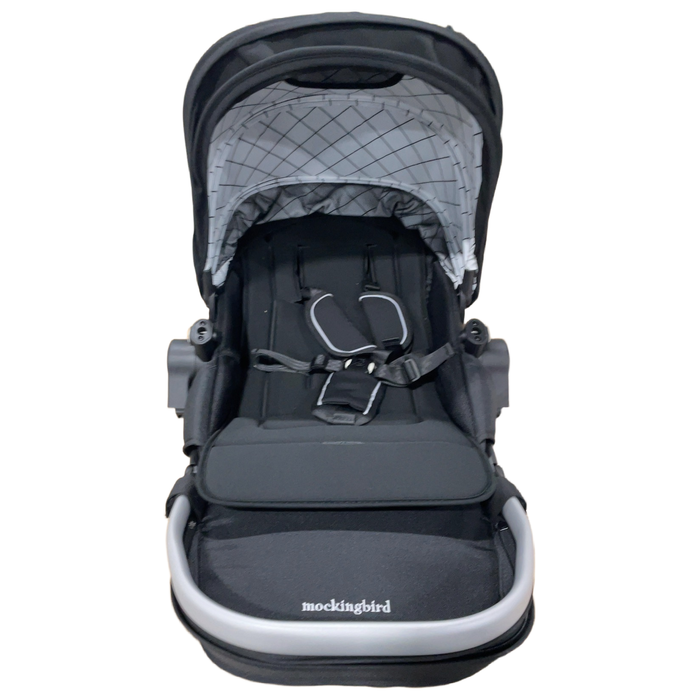 Shop Mockingbird 2nd Seat Kit 3.0, Black Windowpane, Silver with Penny Leather at GoodBuy Gear