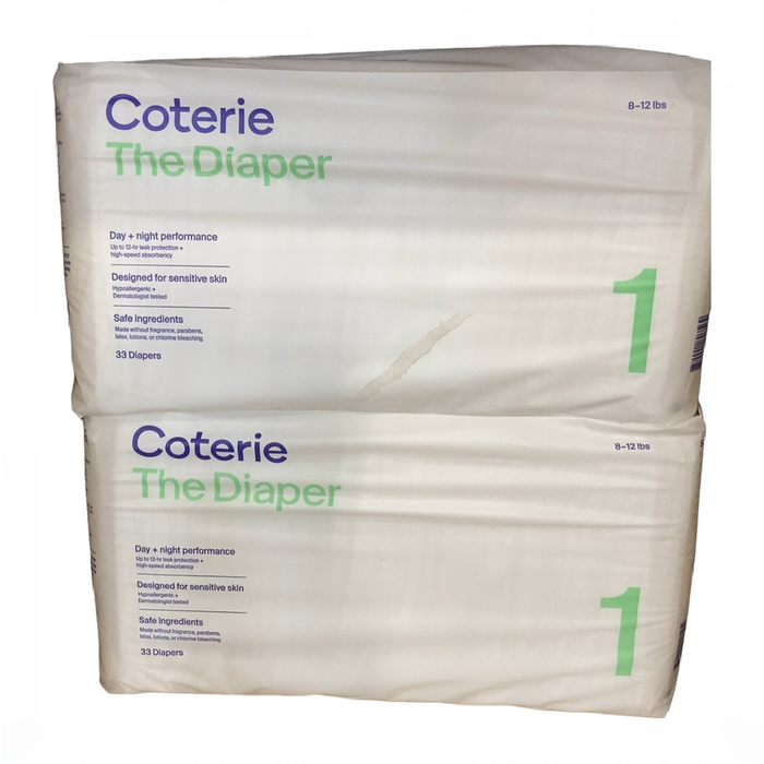 Shop Coterie Size 1 Diapers, 198 Count at GoodBuy Gear