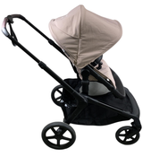 Shop Bugaboo Kangaroo Single To Double Stroller, 2024, Black, Desert Taupe, Desert Taupe at GoodBuy Gear