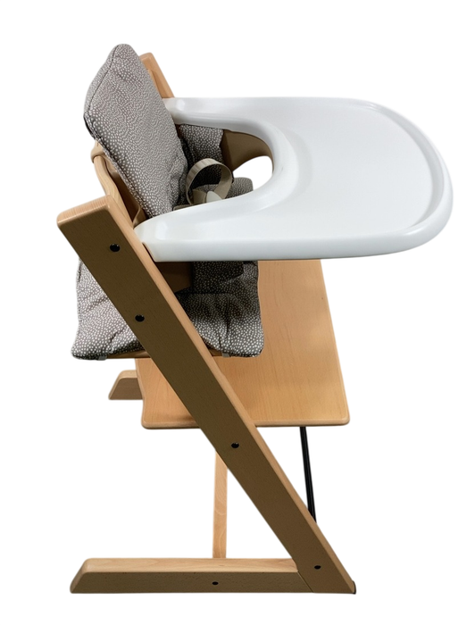 Shop Stokke Tripp Trapp Complete High Chair, Dots Grey, Natural, Natural 2.0 at GoodBuy Gear