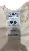 Shop Halo SleepSack Swaddle, Small, Cream at GoodBuy Gear