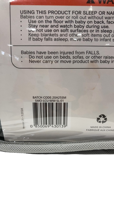 Shop Snuggle Me Organic Lounger Curve, Slate at GoodBuy Gear